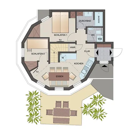 Typ C1 - Napali Coast Lejlighed
